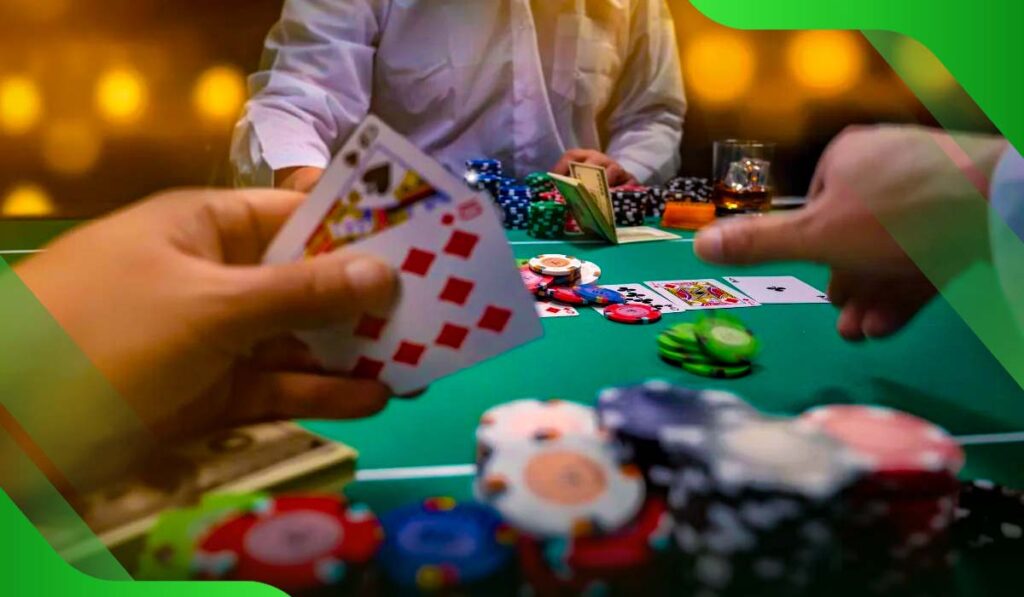 The gambling Act of wagering money