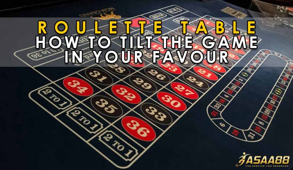 Roulette table