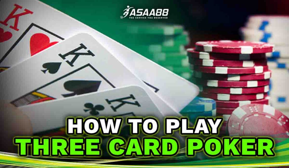 how to play three card poker