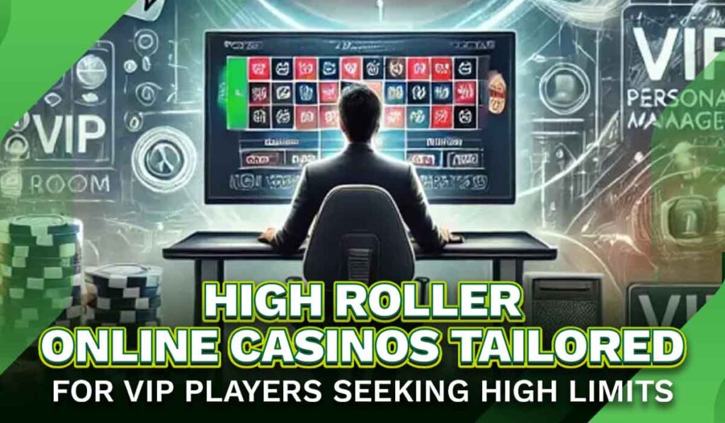 High roller online casinos tailored for VIP players seeking high limits