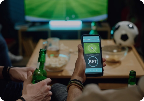 Betting Online on Mobile device